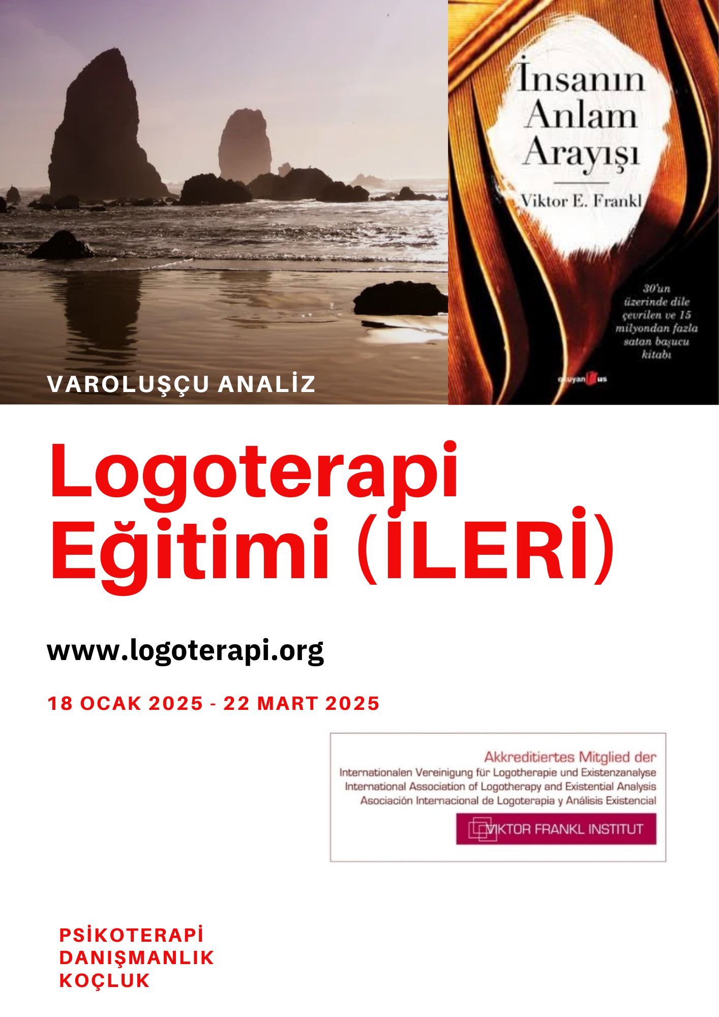 Logoterapi ve Varoluşçu Analiz 2025 İleri Eğitim